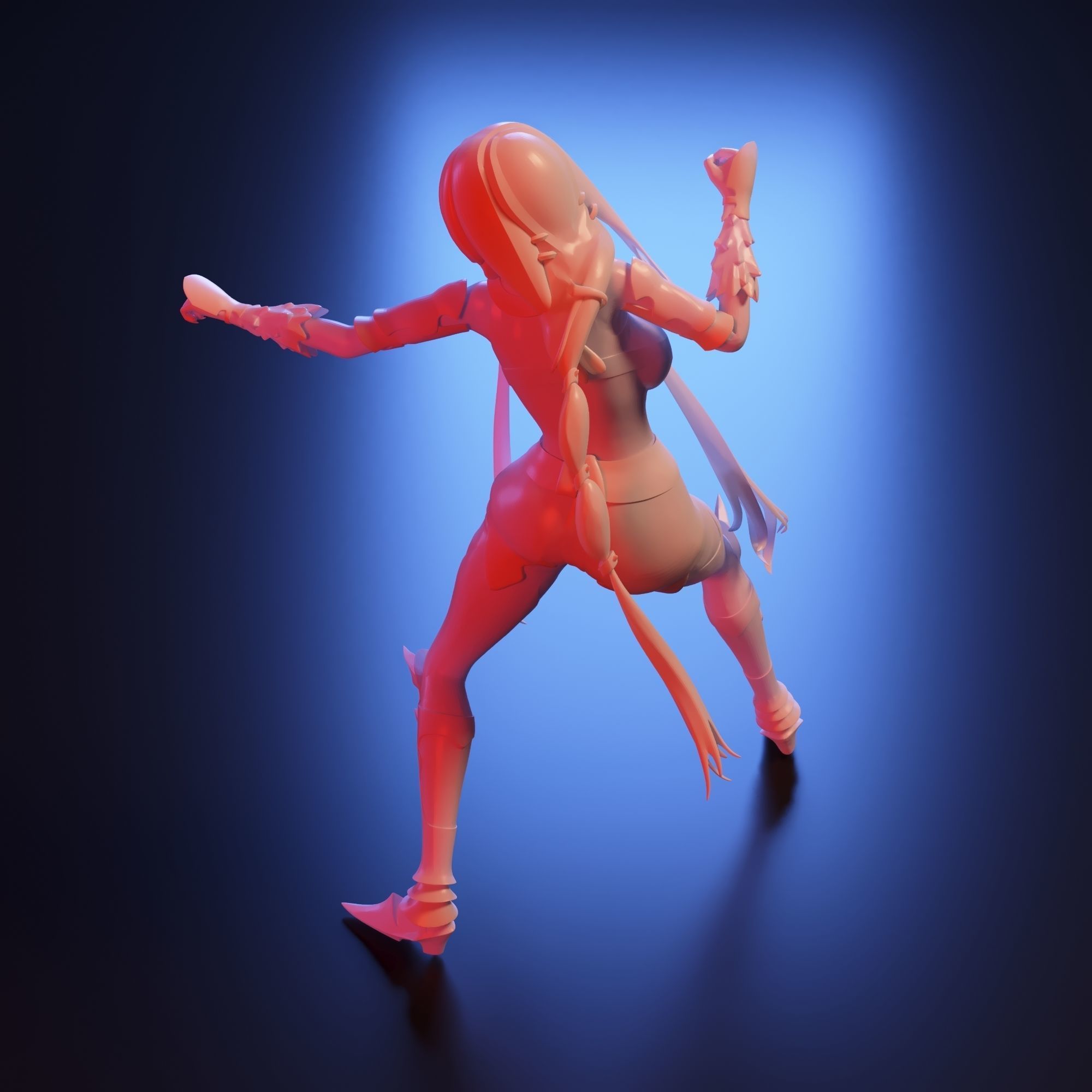 Anime Lila 3D print model_4