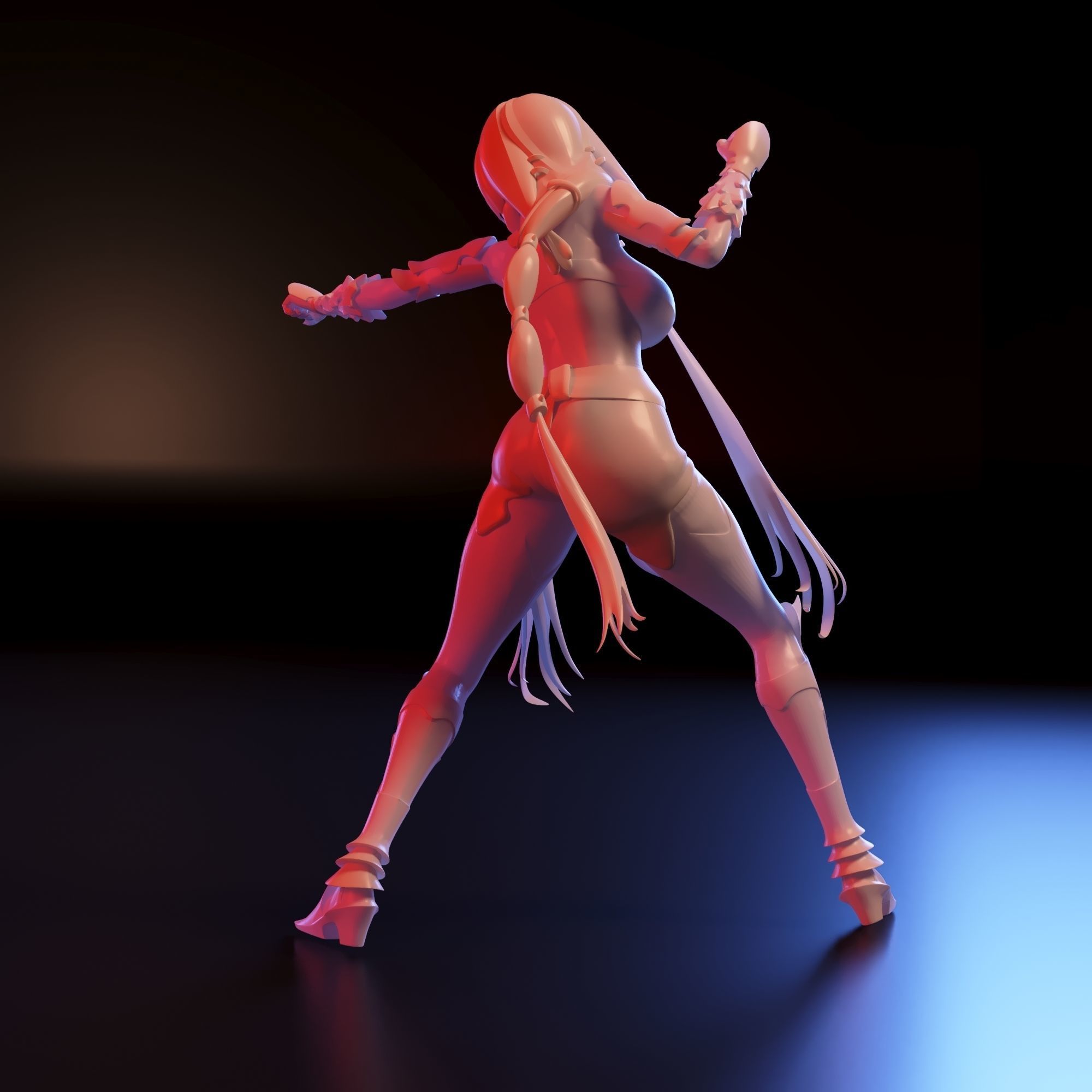 Anime Lila 3D print model_3