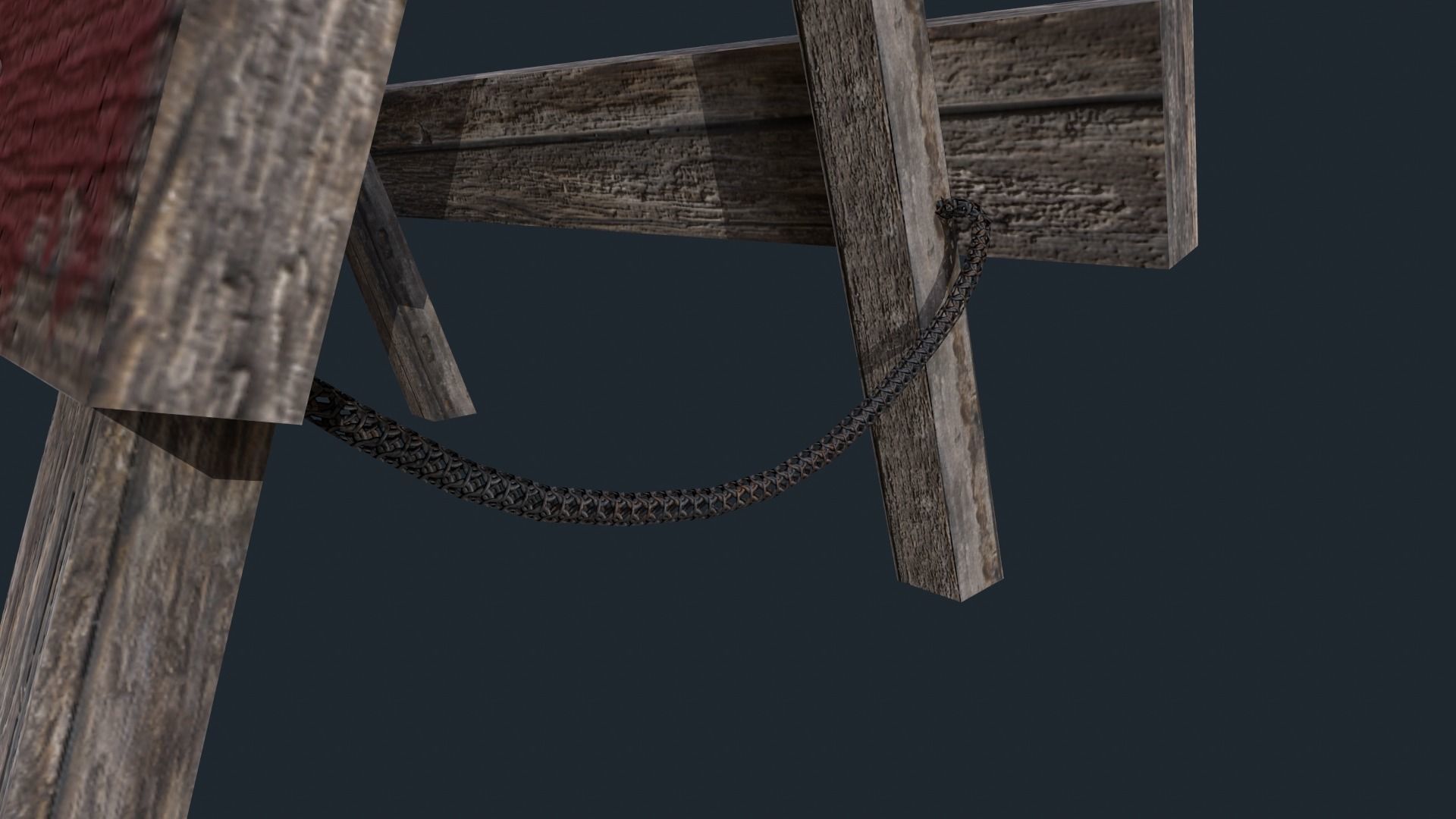 DangerRoadSign danger sign Low-poly 3D model_3