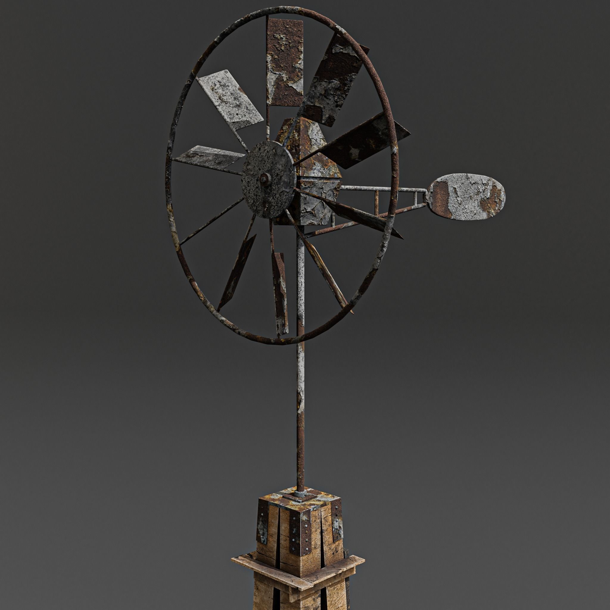 wester city detail Low-poly 3D model 01 Low-poly 3D model_6