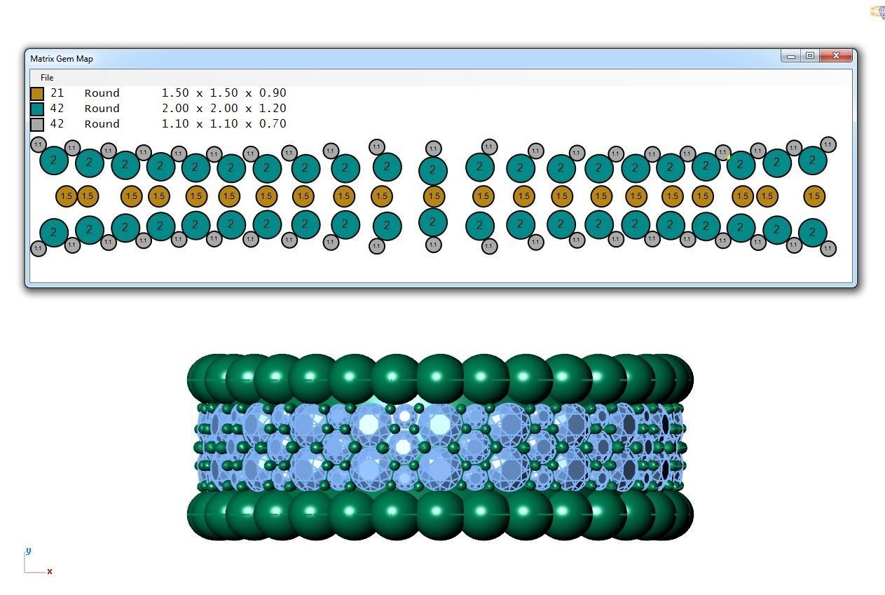 Ring372 gold diamond bead ring 3D print model_6