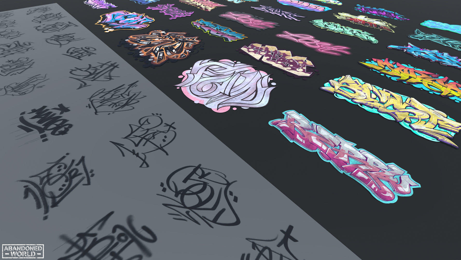 Graffiti Pack Decals V Texture_13
