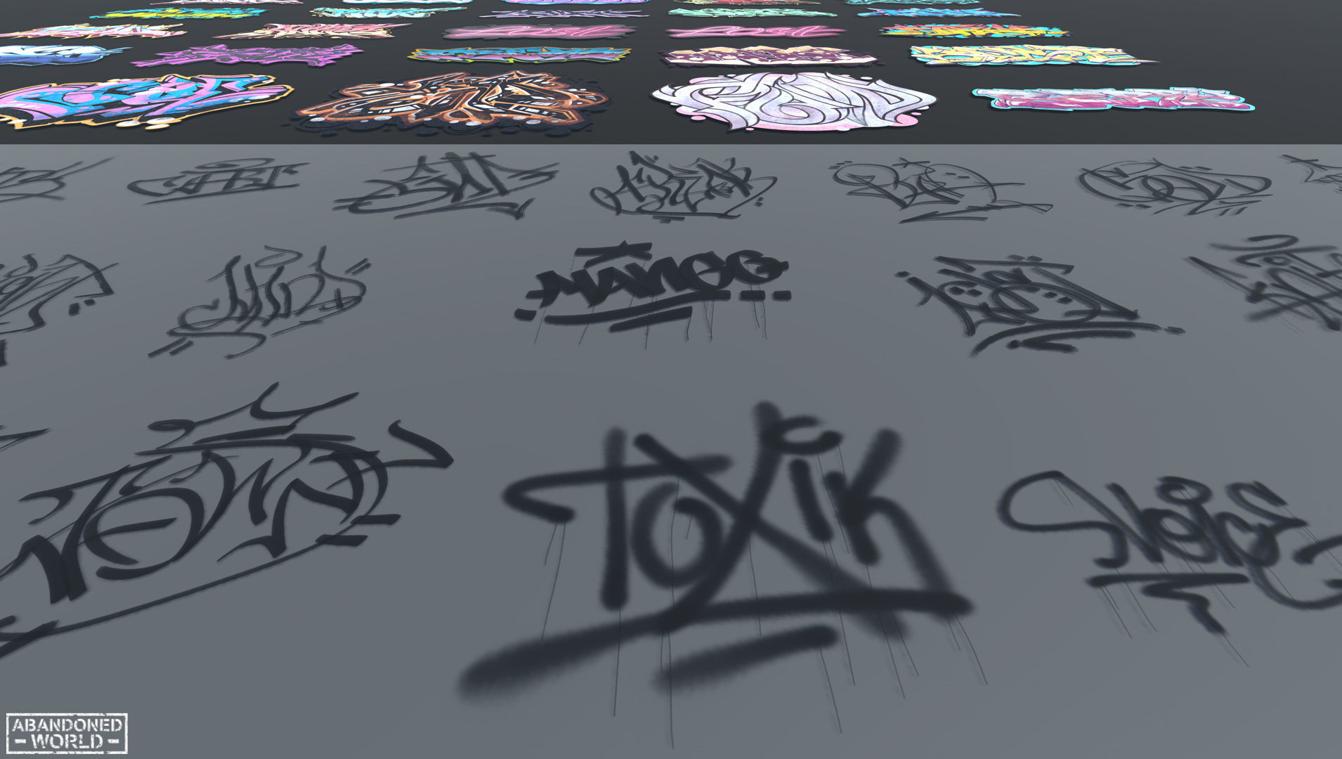 Graffiti Pack Decals V Texture_11