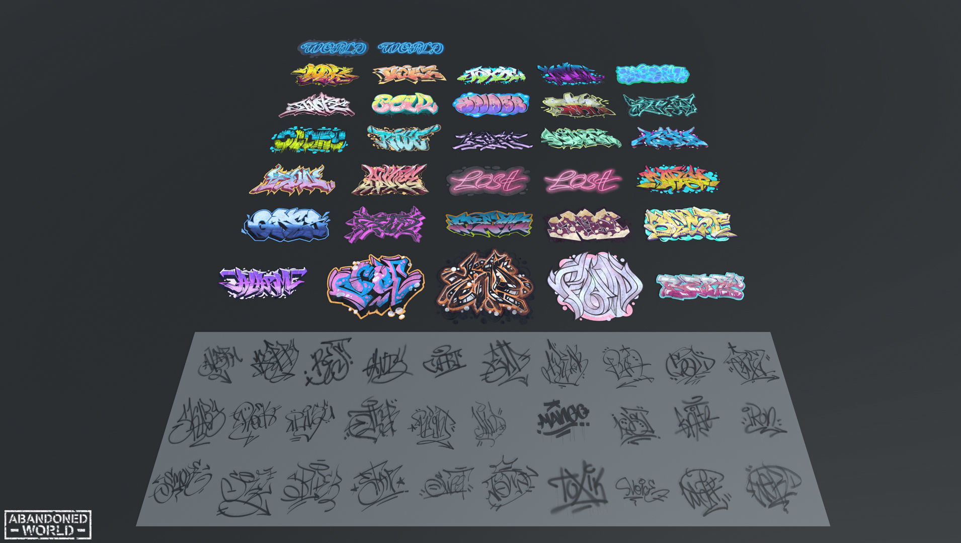 Graffiti Pack Decals V Texture_9