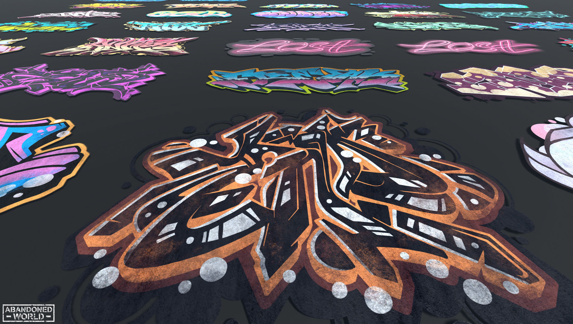 Graffiti Pack Decals V Texture_10