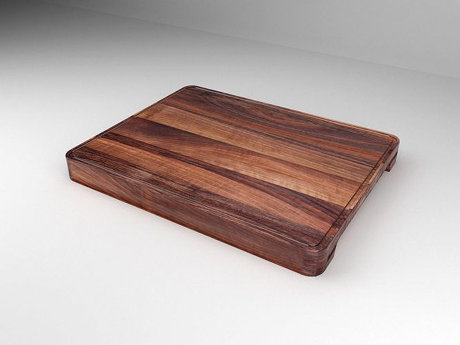 Wooden Cutting Board 3D model