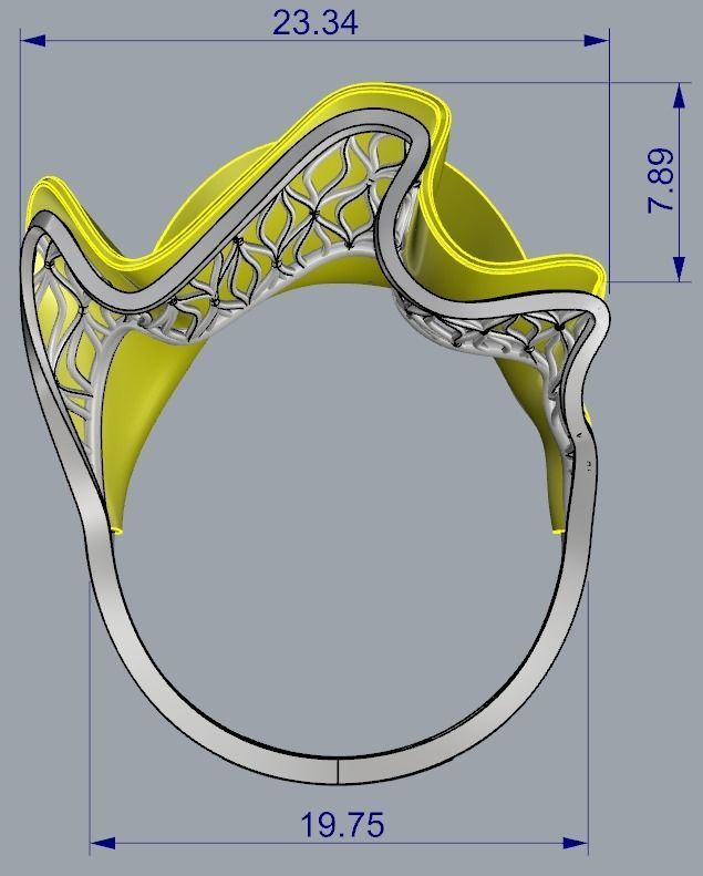10-PCS WAX RINGS-R08 3D print model_3
