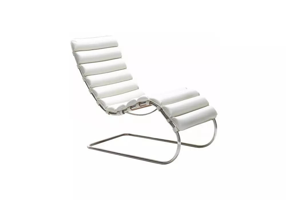 Mies Van Der Rohe Mr Chaise Lounge Chair 3D model_0