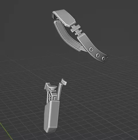 Phase 1 Animated Commander Bandolier and Holster Add-on Kit 3D print model
