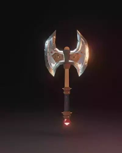 Axe - game ready model Low-poly 3D model with light Low-poly 3D model Axe - game ready model Low-poly 3D model with light Low-poly 3D model