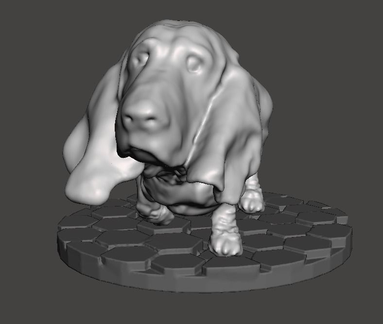 Bats the Talking Ghost Dog  3D print model_5