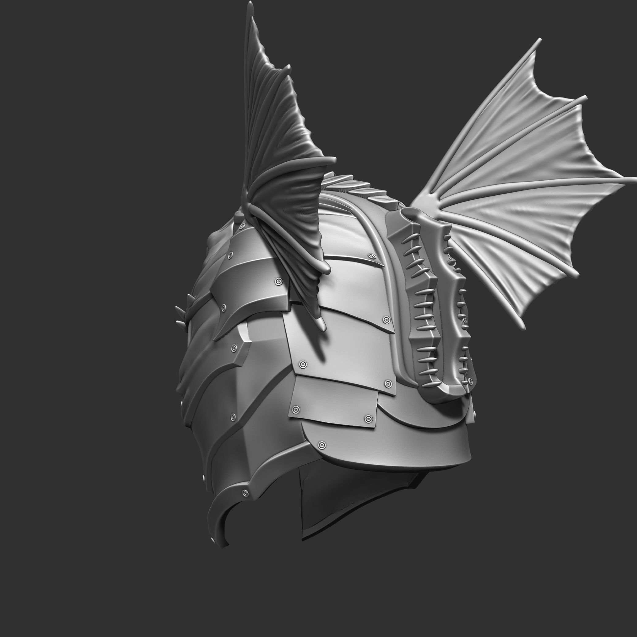 Targaryen Helmet 3D print model_7