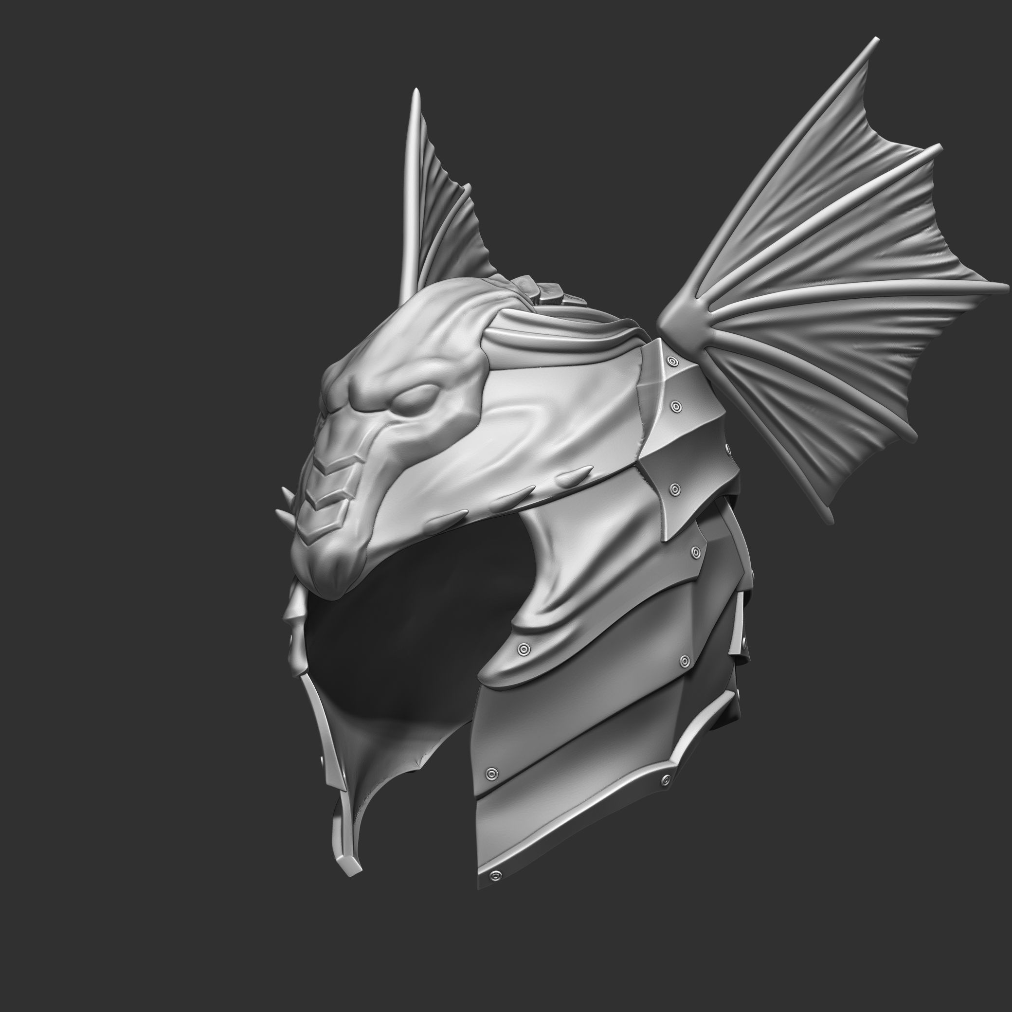 Targaryen Helmet 3D print model_9