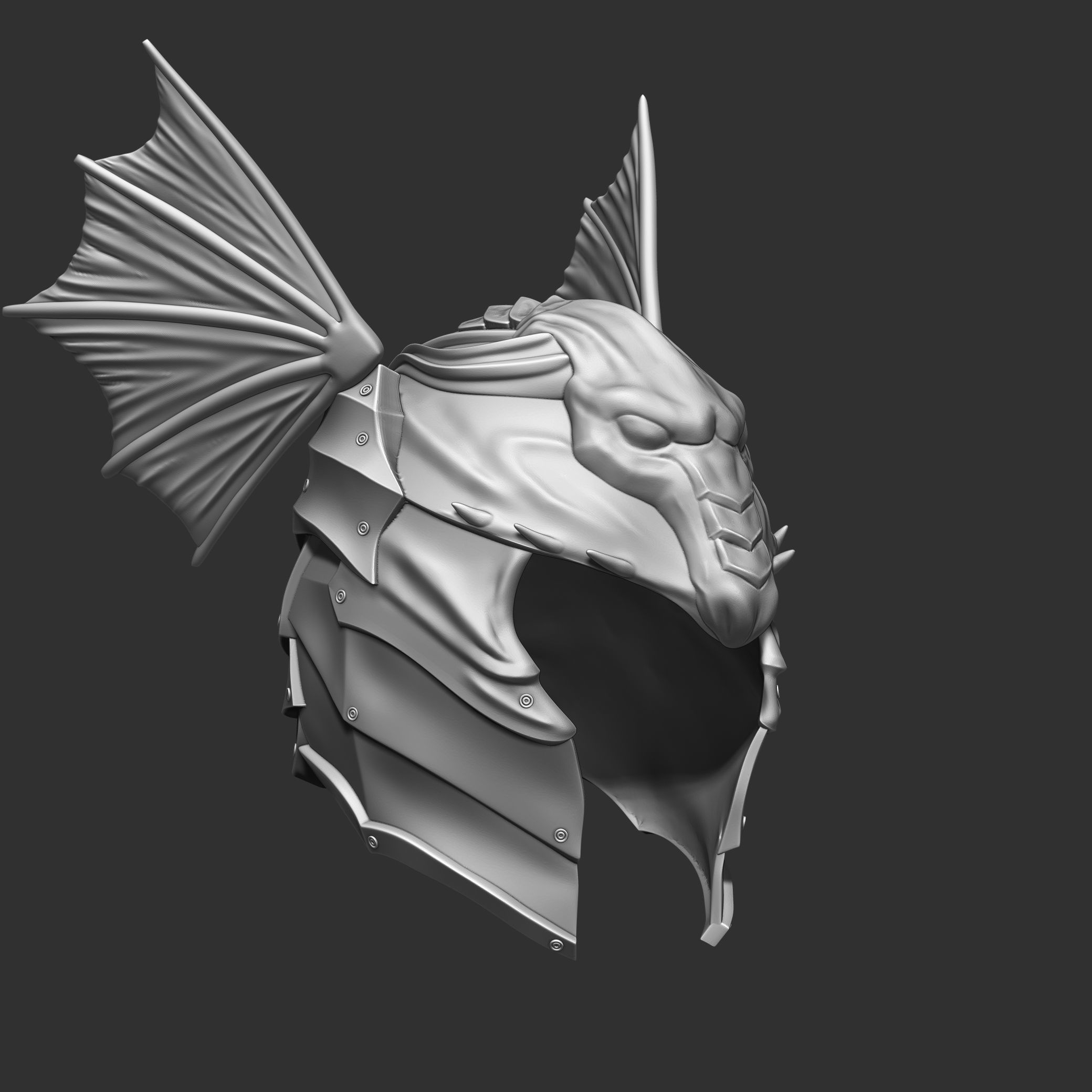 Targaryen Helmet 3D print model_3