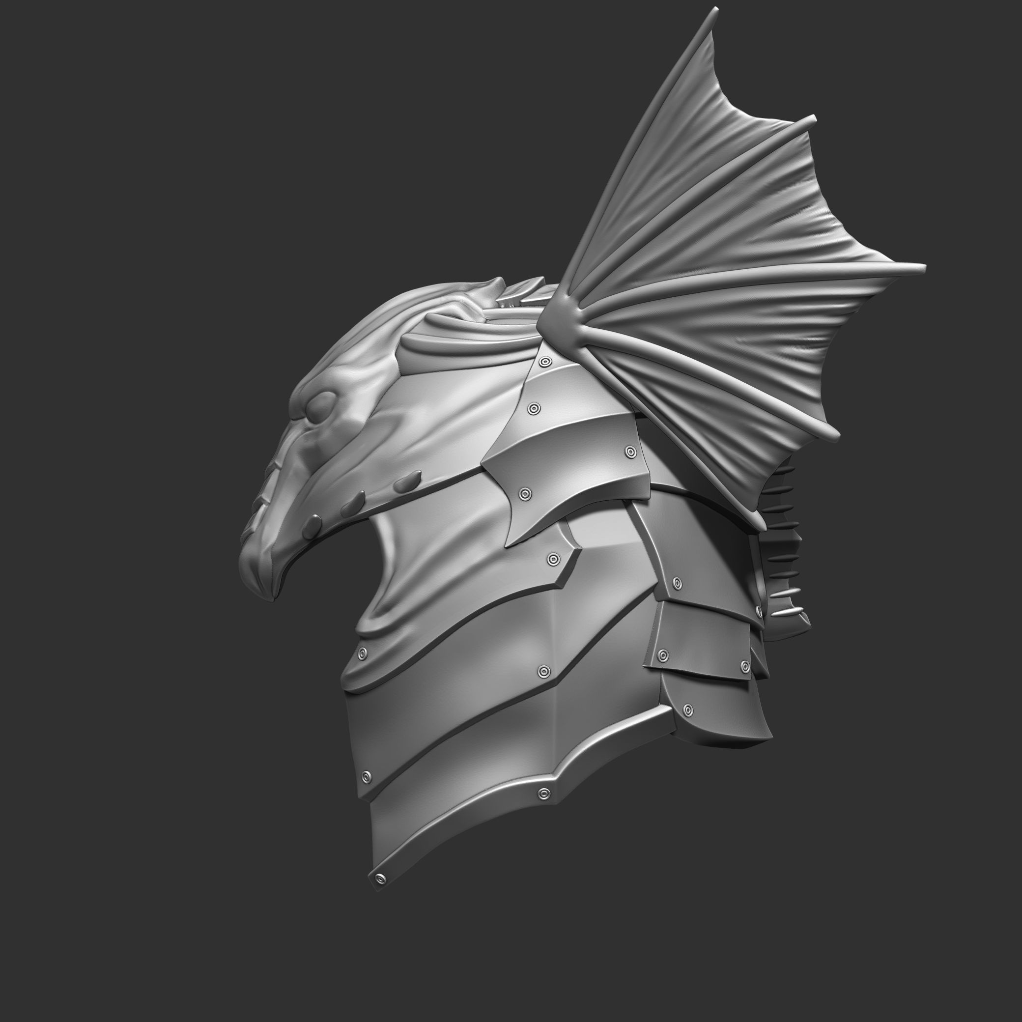 Targaryen Helmet 3D print model_8