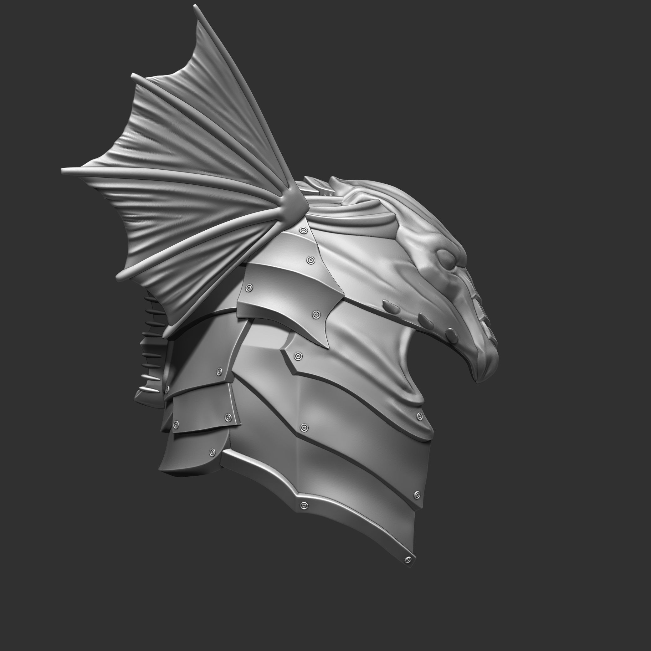 Targaryen Helmet 3D print model_4