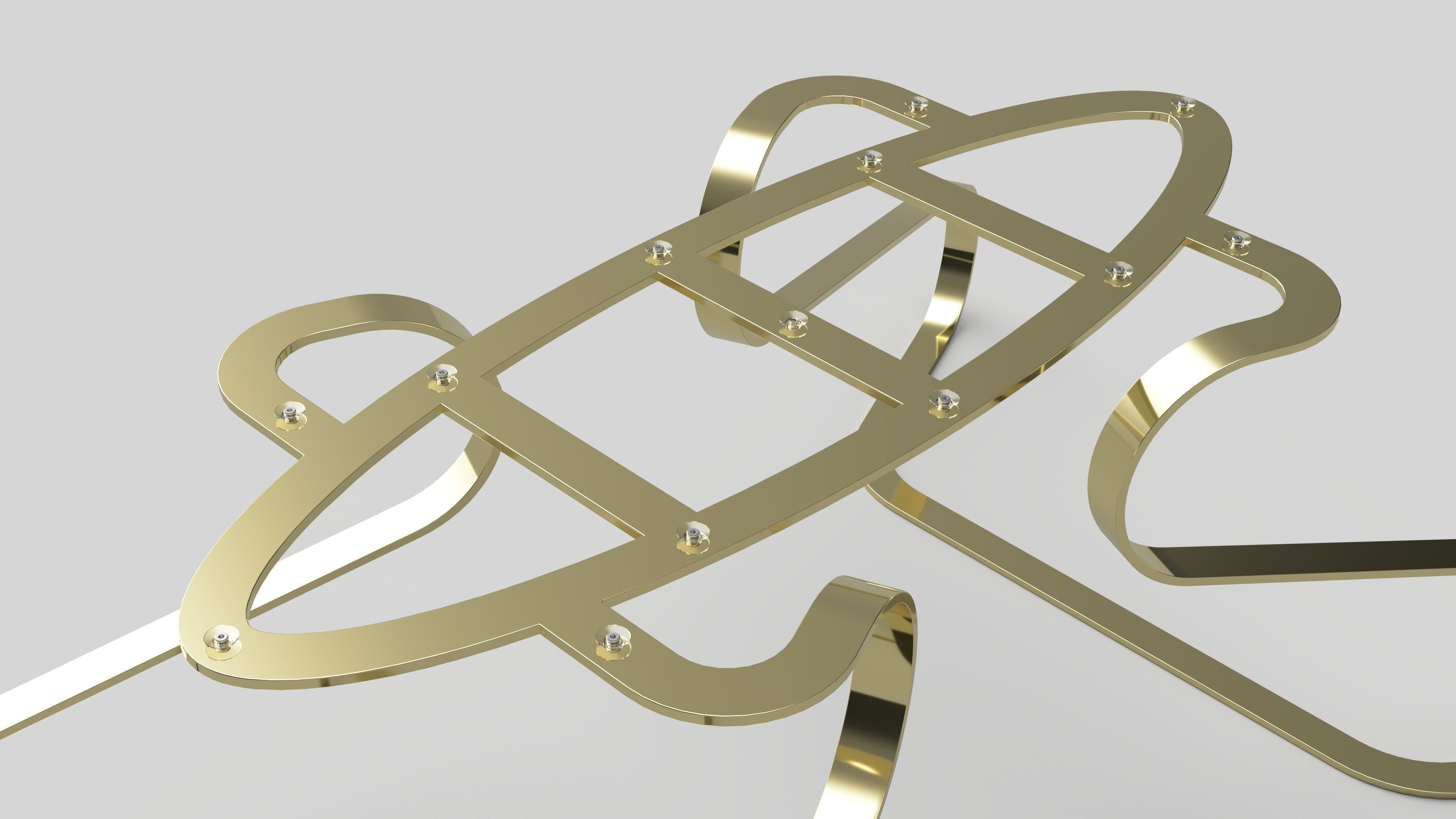 Ping Pong Table Set 3D model_18