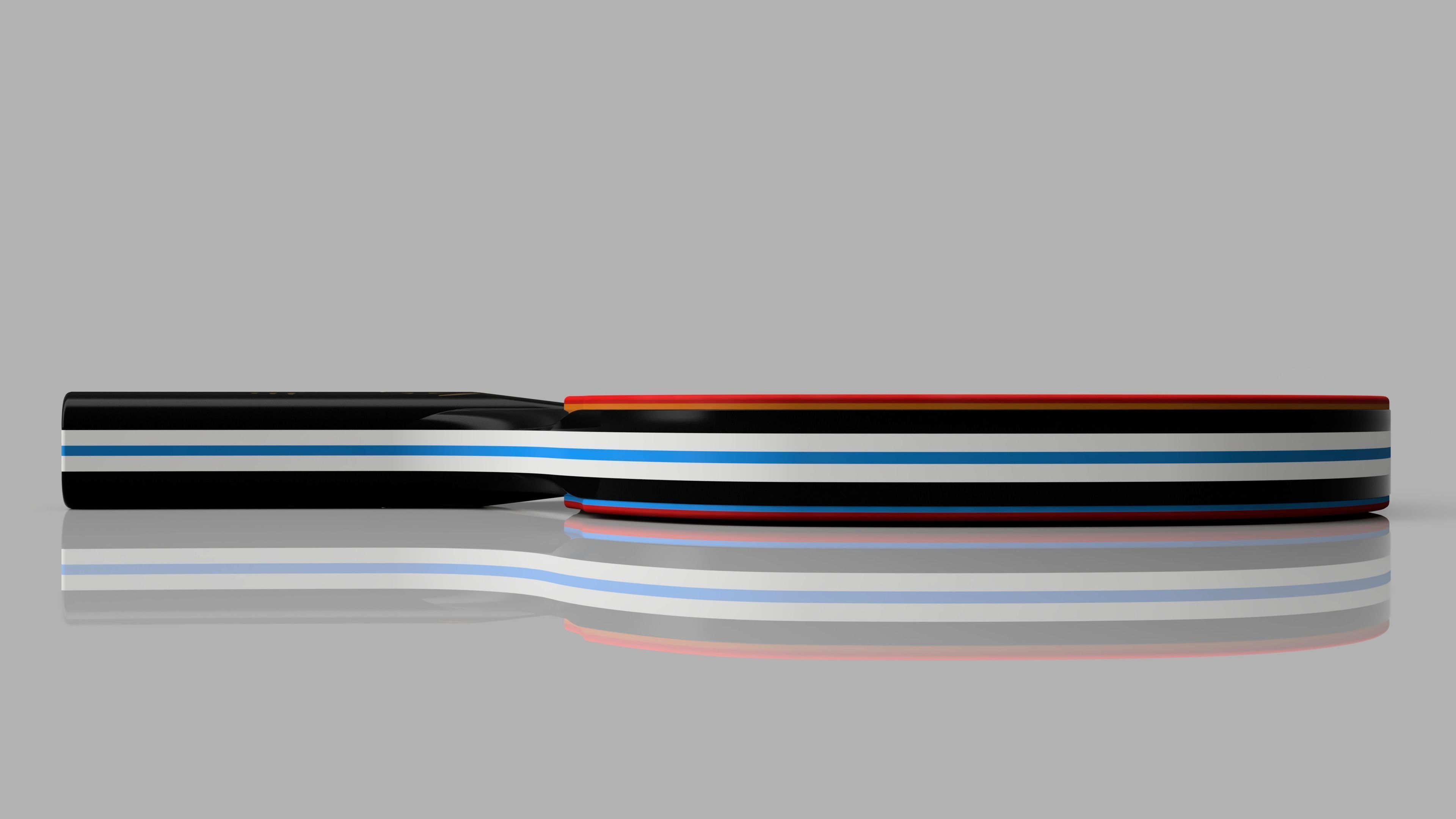 Ping Pong Table Set 3D model_9