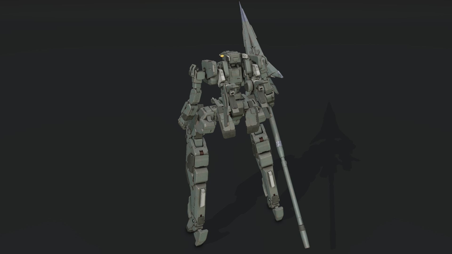 scifi-model554 gundam robot 3D model_1
