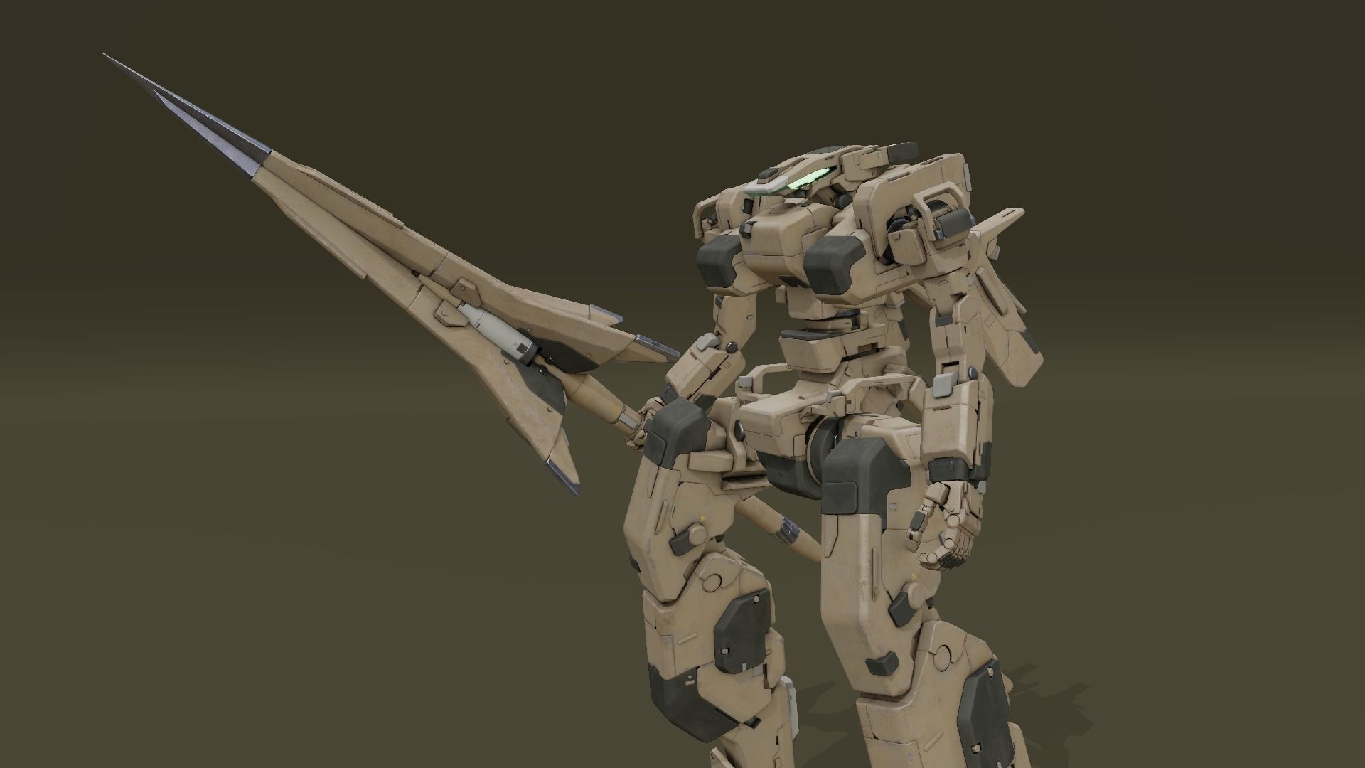scifi-model554 gundam robot 3D model_4