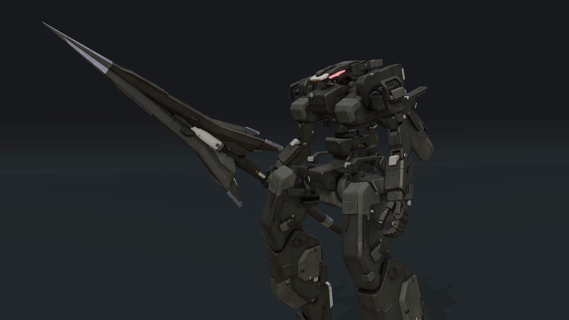 scifi-model554 gundam robot 3D model_2