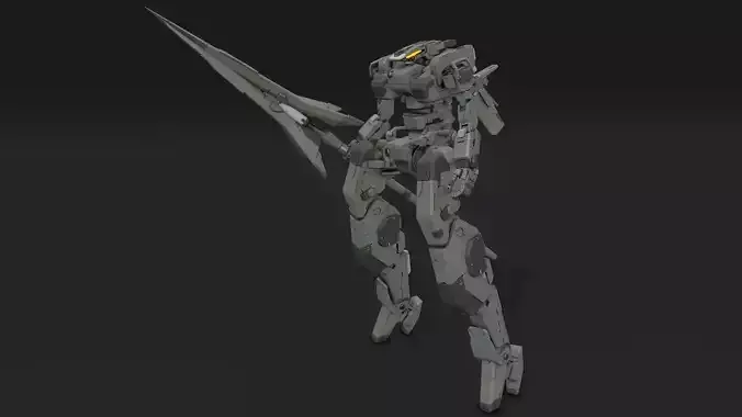 scifi-model554 gundam robot 3D model