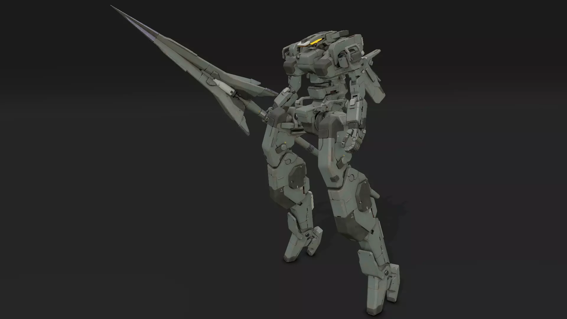 scifi-model554 gundam robot 3D model_0