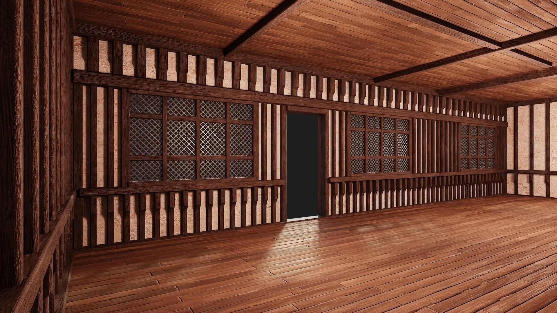 Old Medieval Building 4K Textures GameReady 112 Low-poly 3D model_5