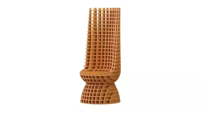 Parametric chair 01 3D model