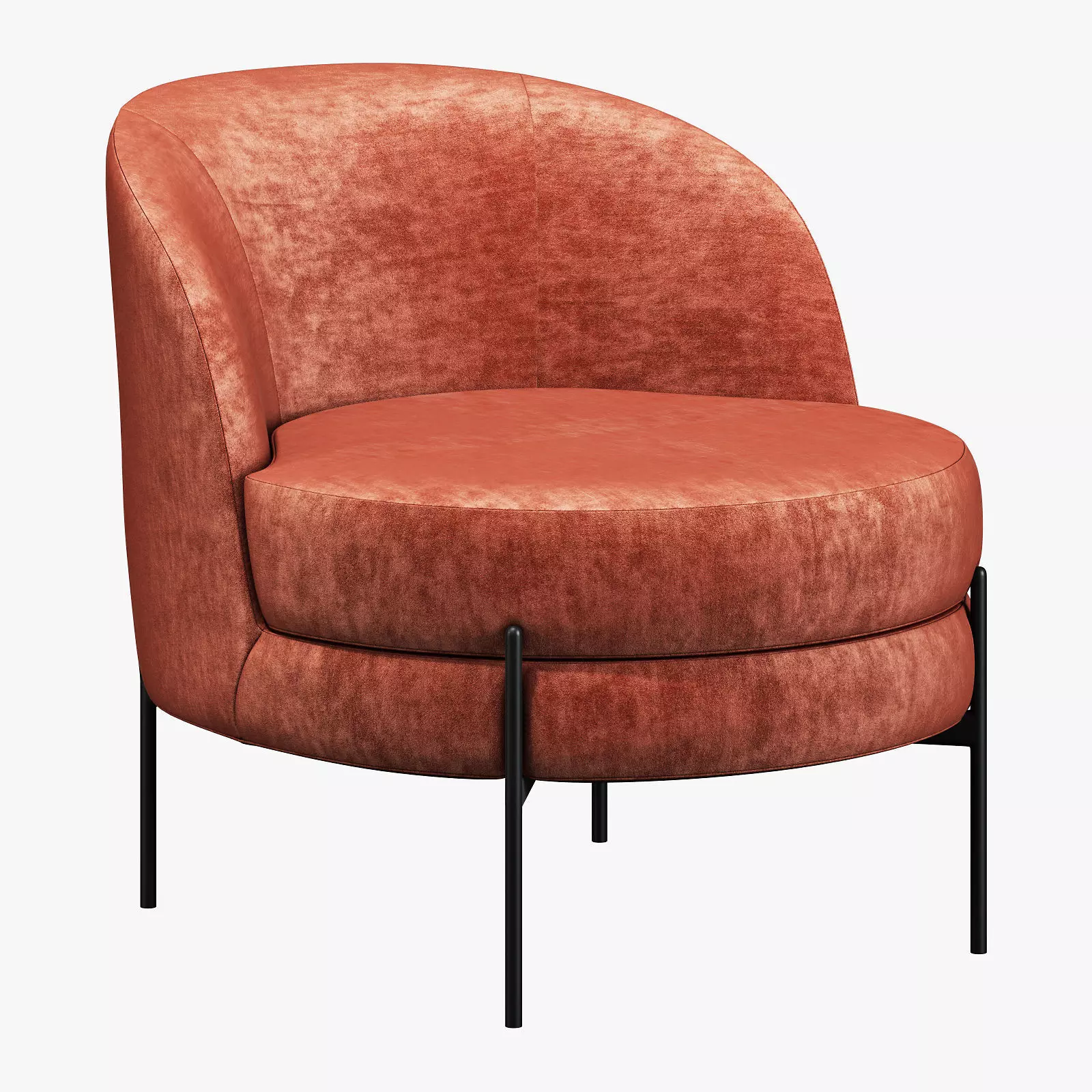 Vetro mebel bella rose armchair 3D model_0