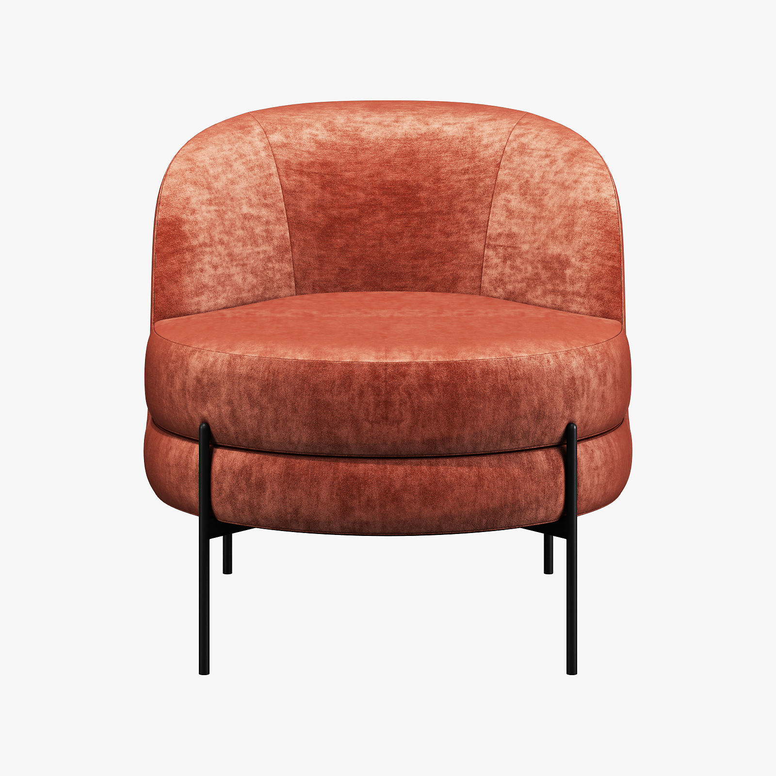 Vetro mebel bella rose armchair 3D model_1