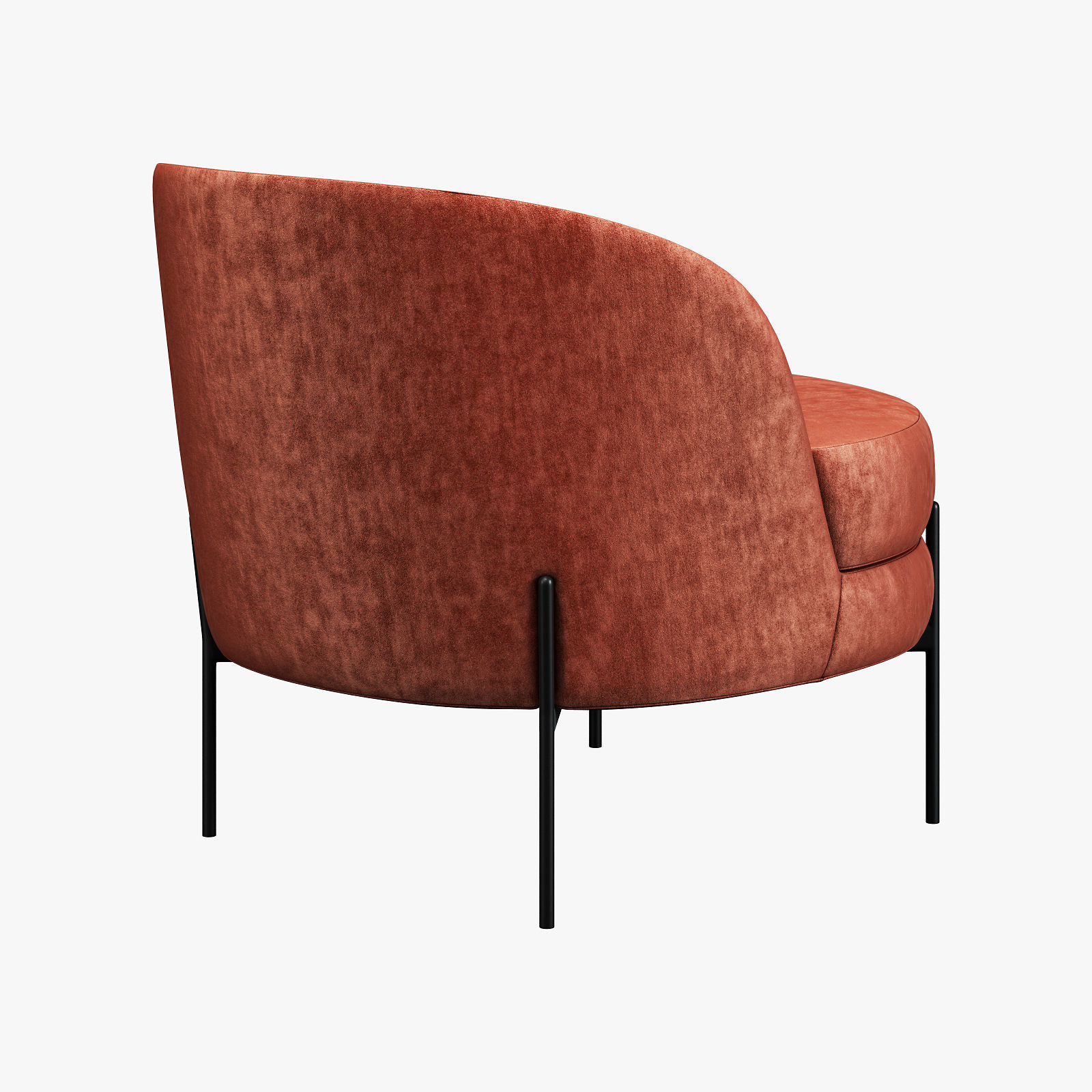 Vetro mebel bella rose armchair 3D model_4