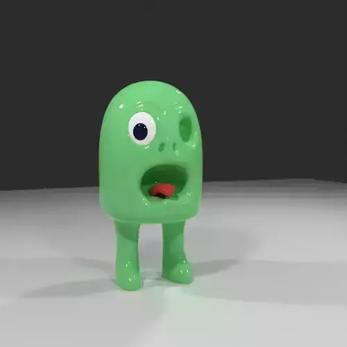 daido the creep low poly monster