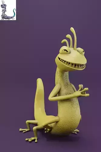 Randal boggs from Monster Inc Free 3D print model