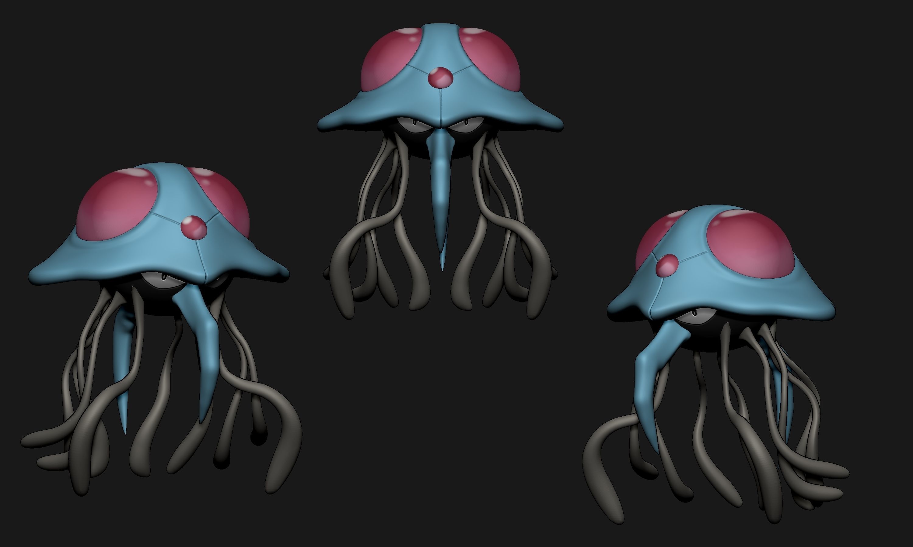 Pokemon - Tentacool and Tentacruel 3D print model_10