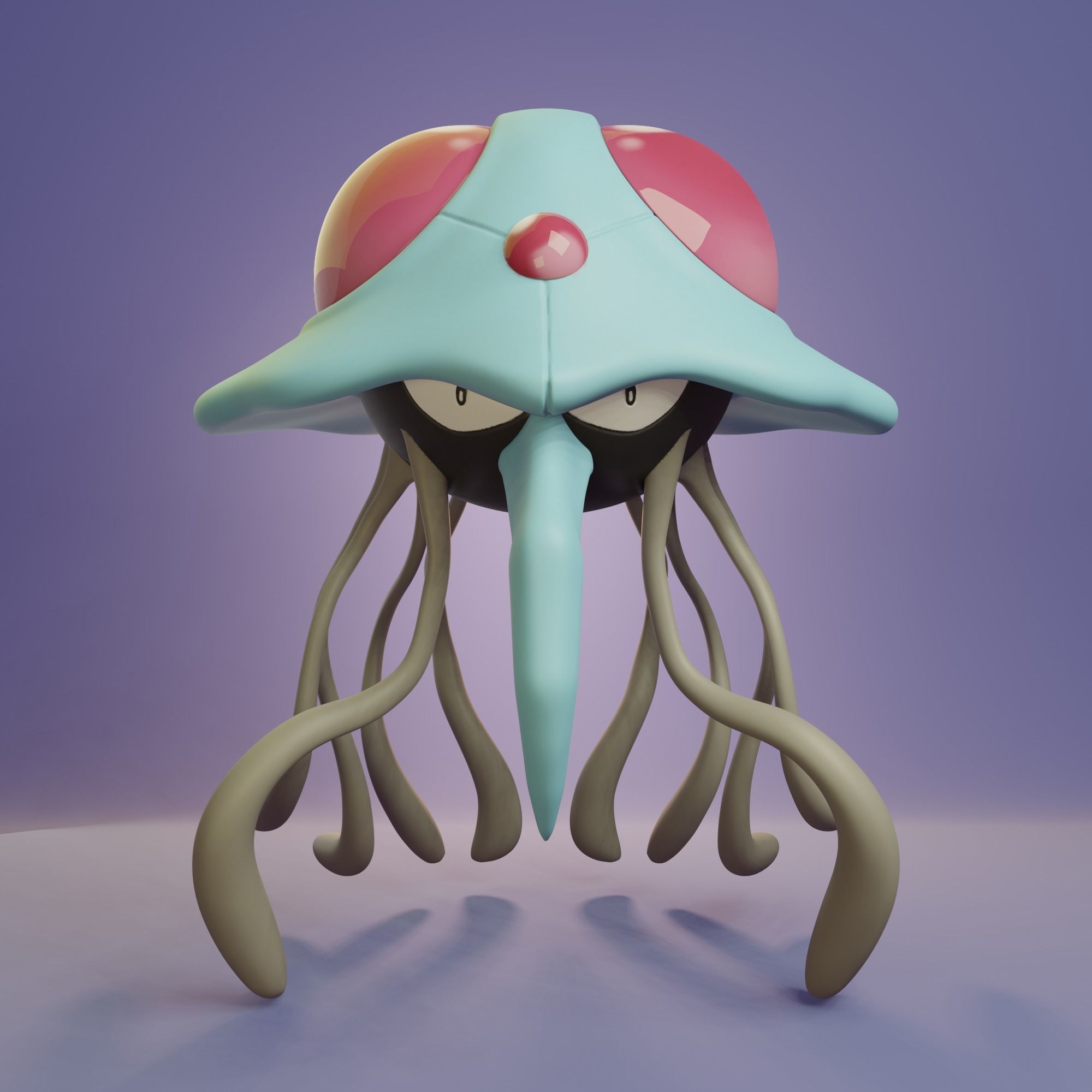 Pokemon - Tentacool and Tentacruel 3D print model_8