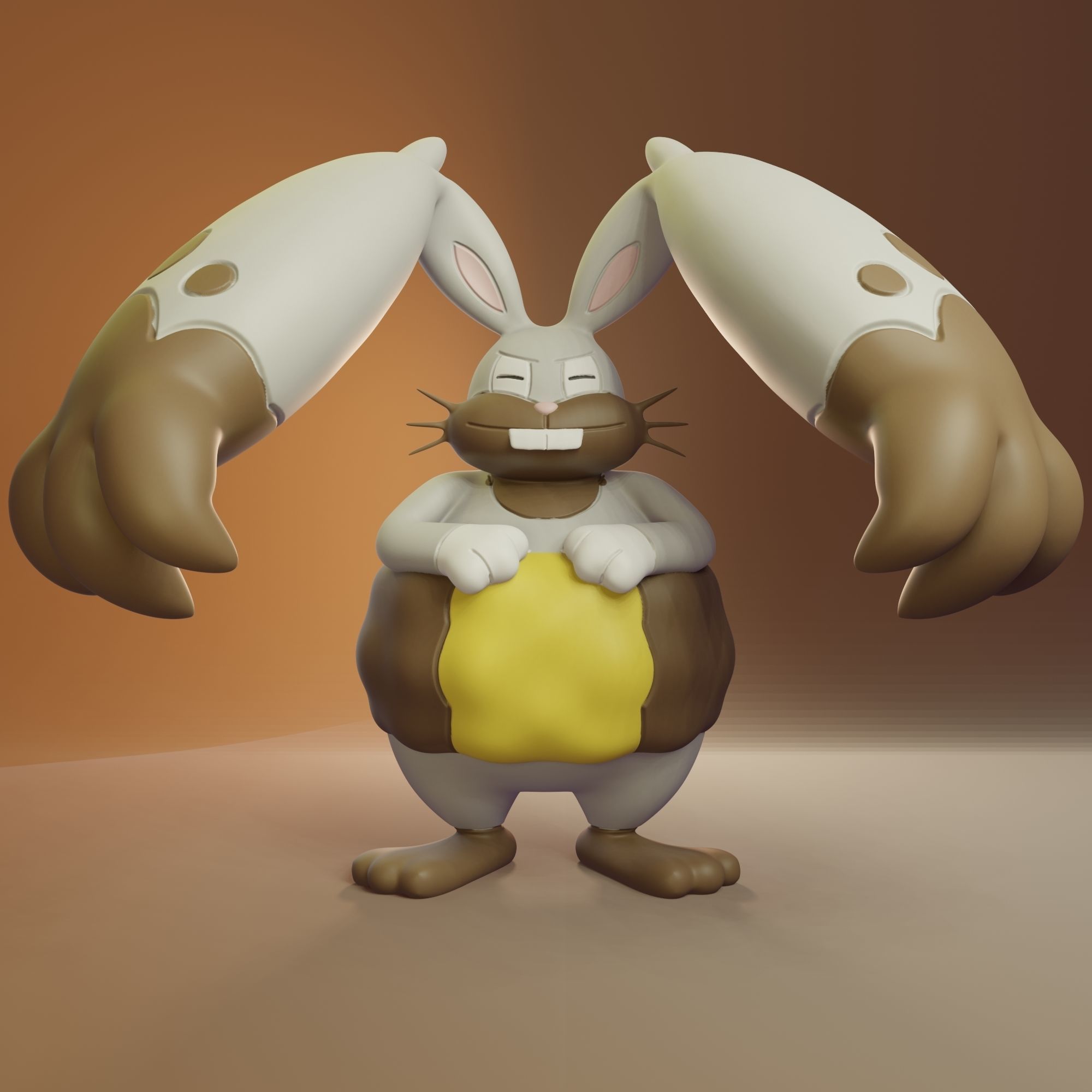 Pokemon - Bunnelby and Diggersby 3D print model_8