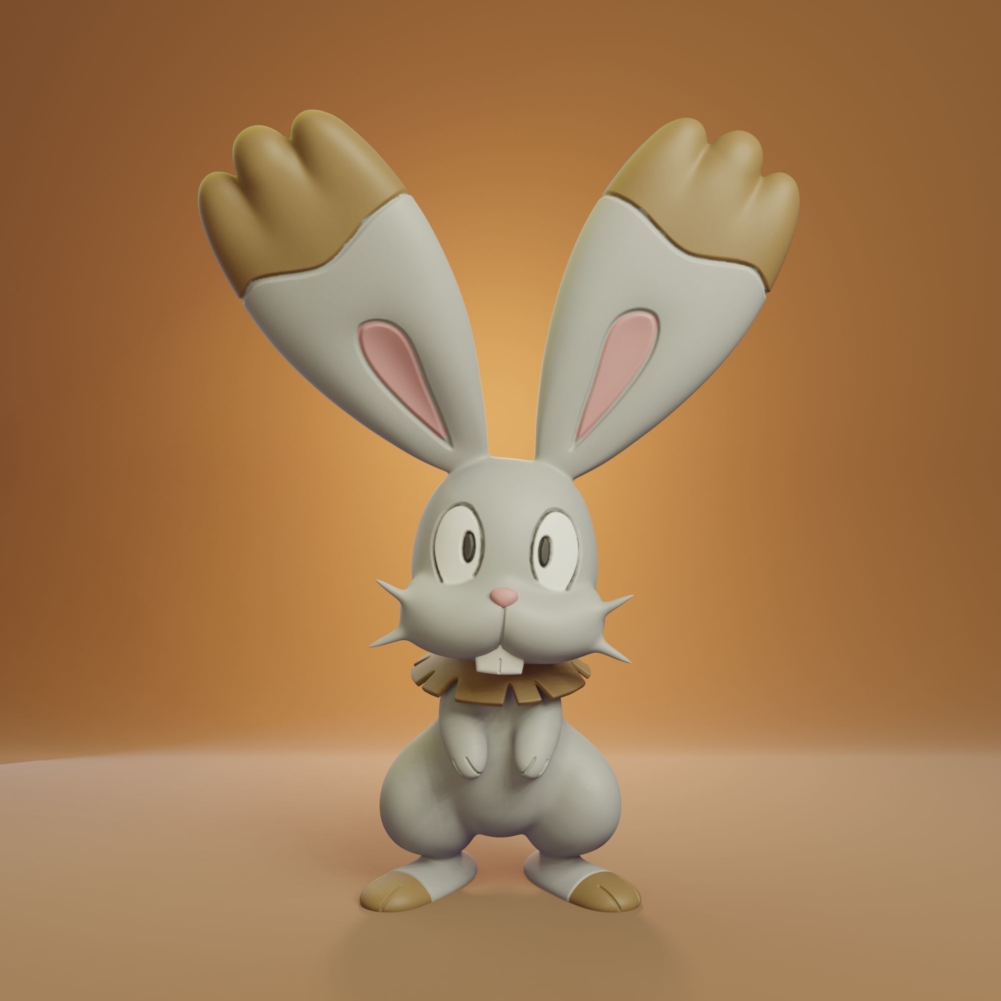 Pokemon - Bunnelby and Diggersby 3D print model_1