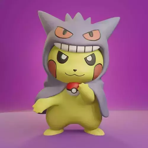 Pokemon - Pikachu Cosplay Gengar 