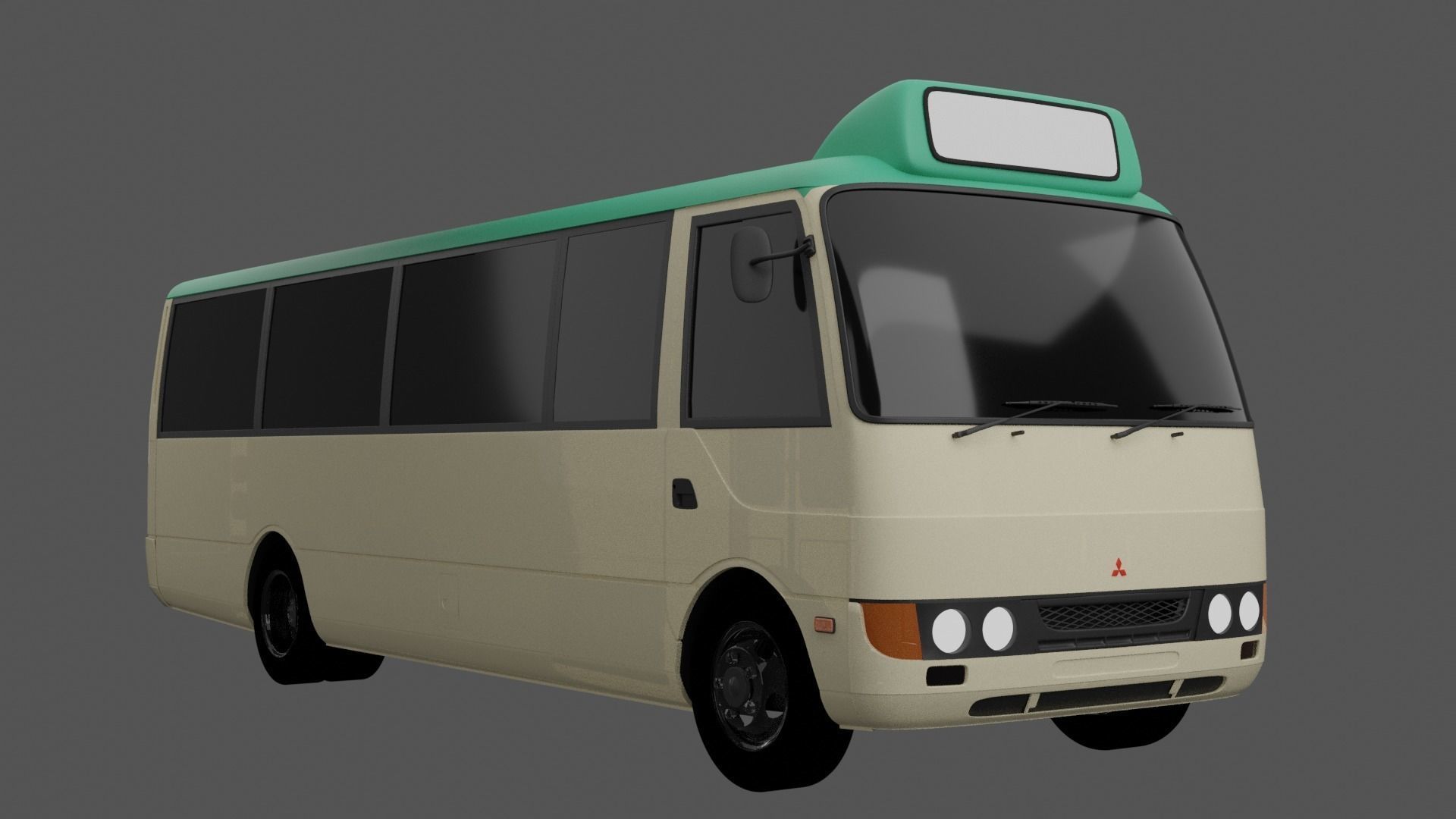 Mitsubishi Fuso Rosa Pack of 3 Models 3D Model Collection_29