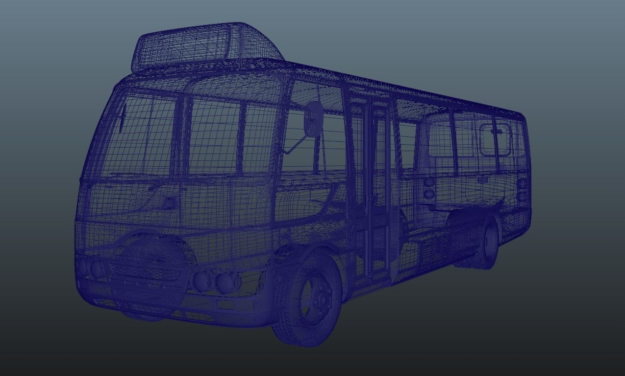 Mitsubishi Fuso Rosa Pack of 3 Models 3D Model Collection_21