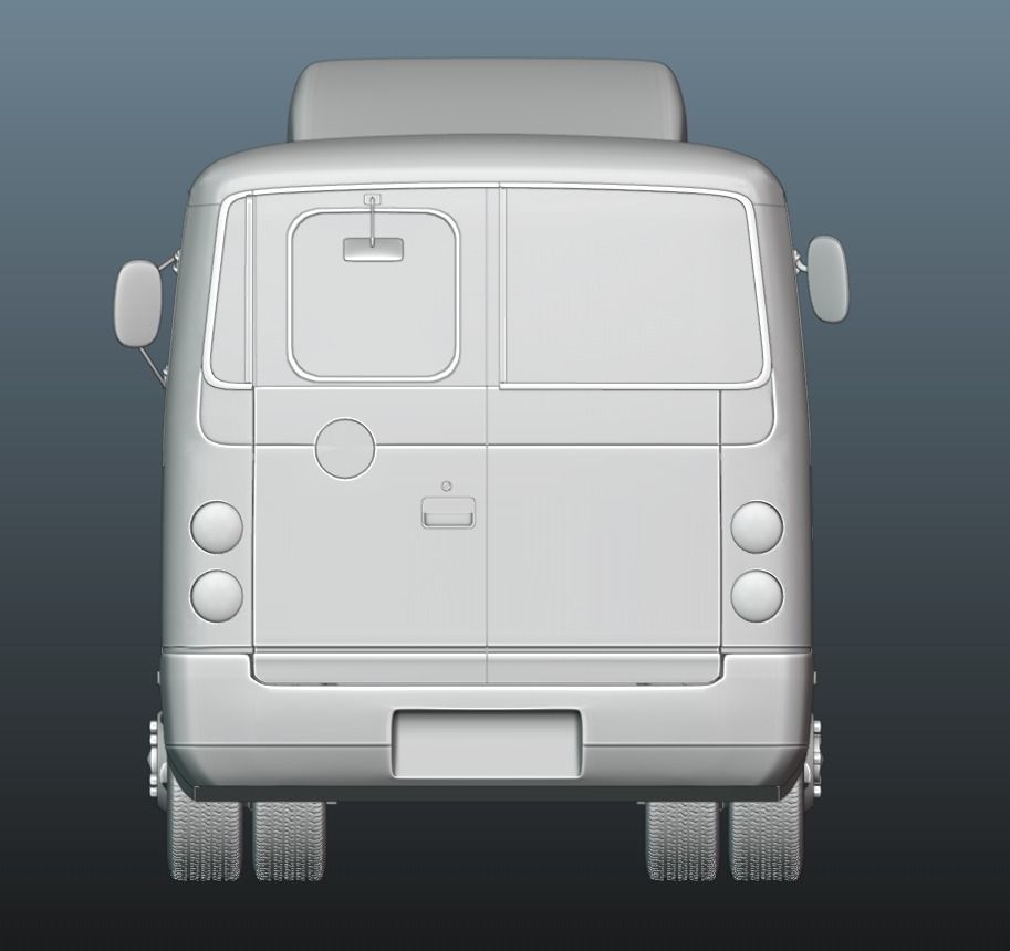 Mitsubishi Fuso Rosa Pack of 3 Models 3D Model Collection_18