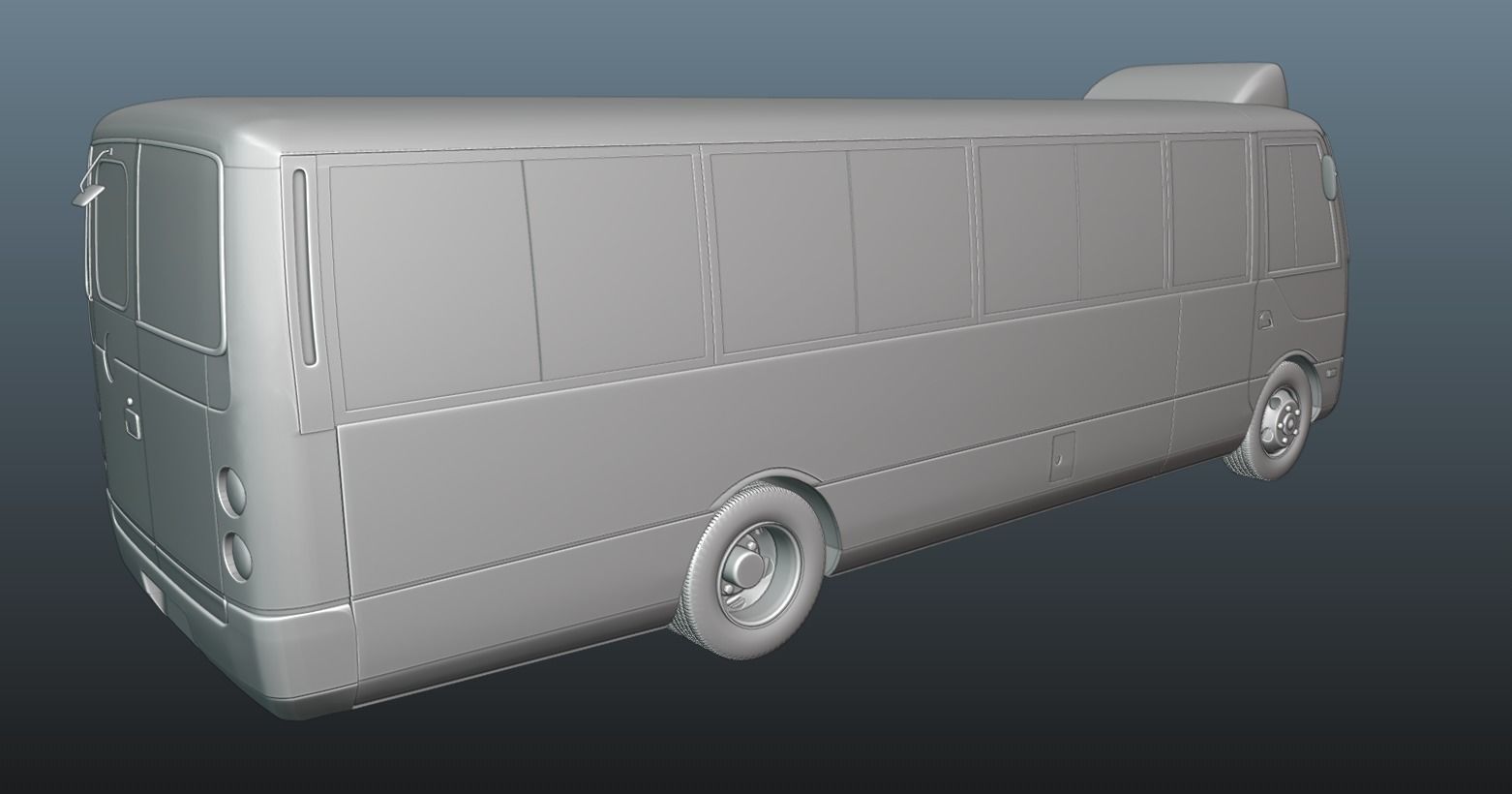 Mitsubishi Fuso Rosa Pack of 3 Models 3D Model Collection_23