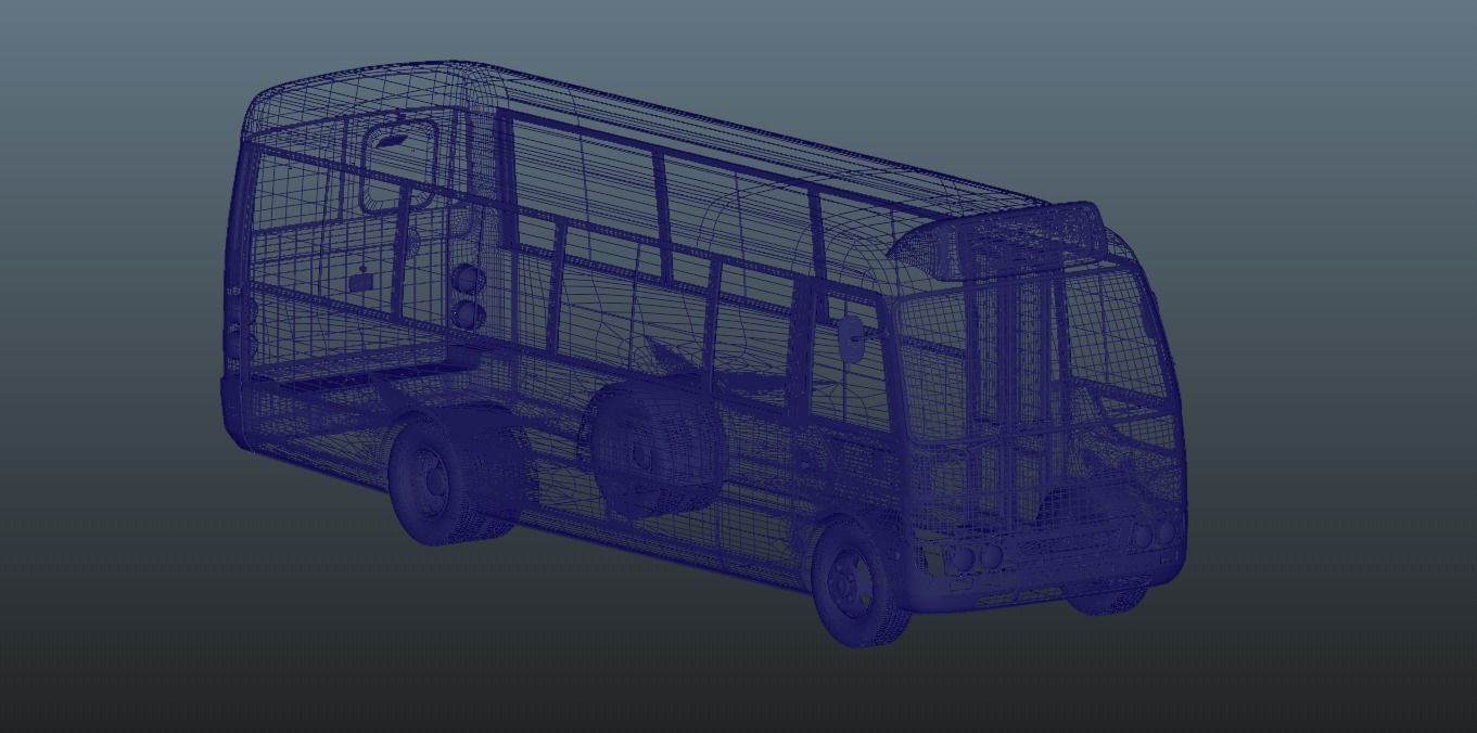 Mitsubishi Fuso Rosa Pack of 3 Models 3D Model Collection_5