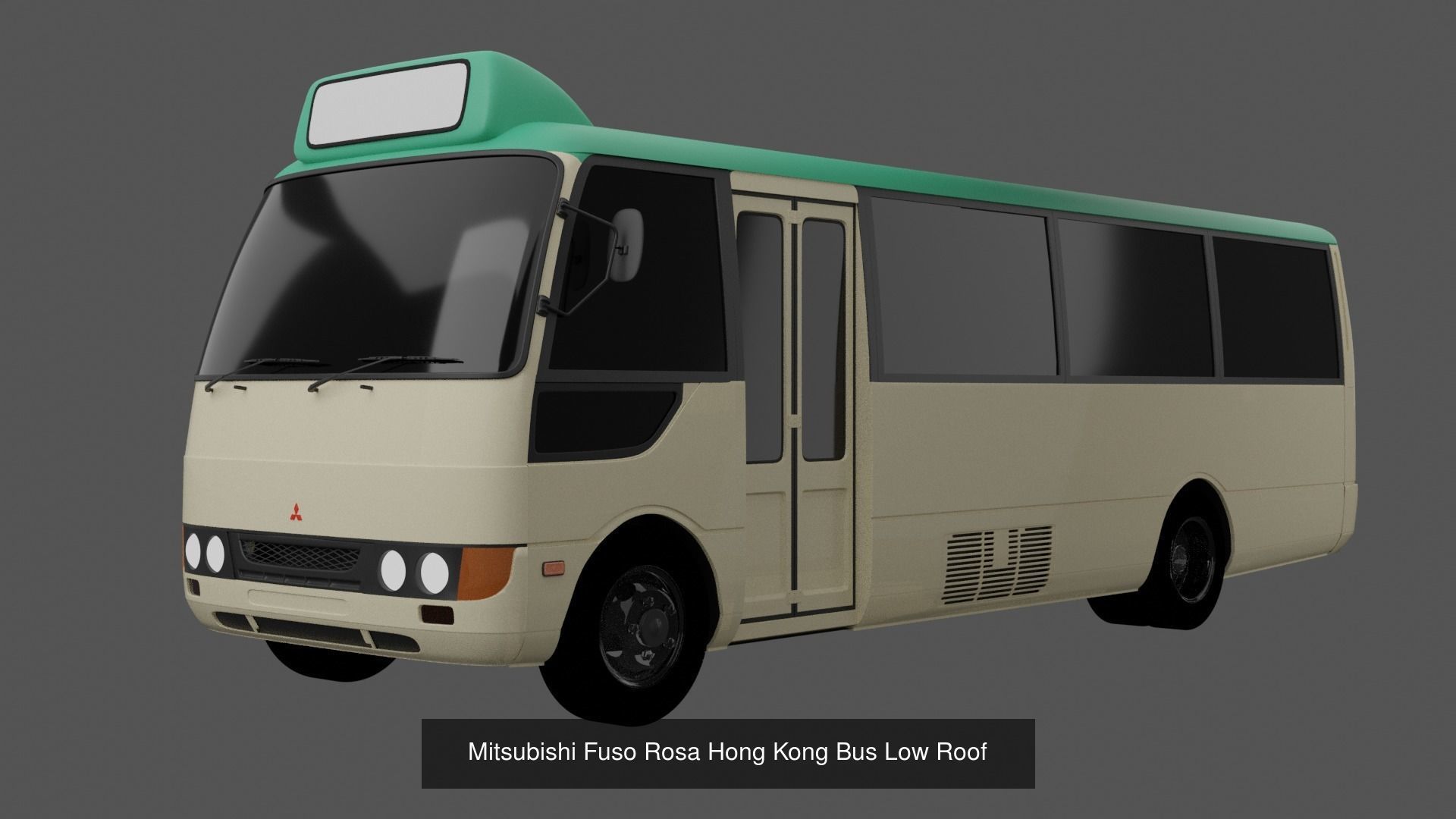 Mitsubishi Fuso Rosa Pack of 3 Models 3D Model Collection_3