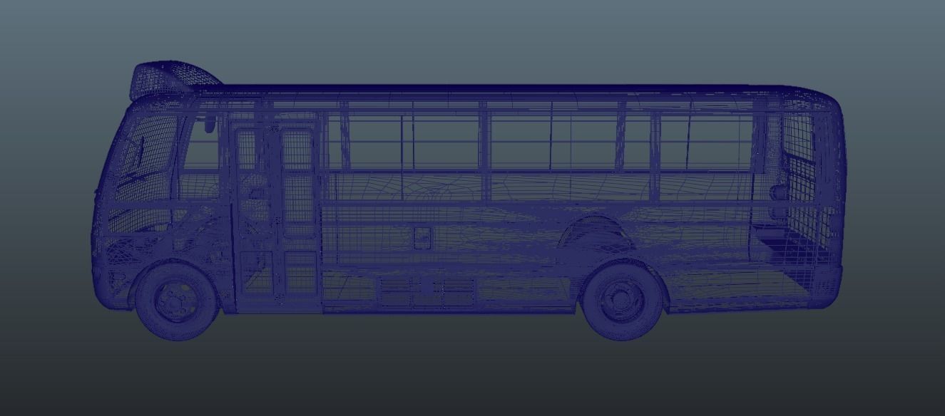 Mitsubishi Fuso Rosa Pack of 3 Models 3D Model Collection_20