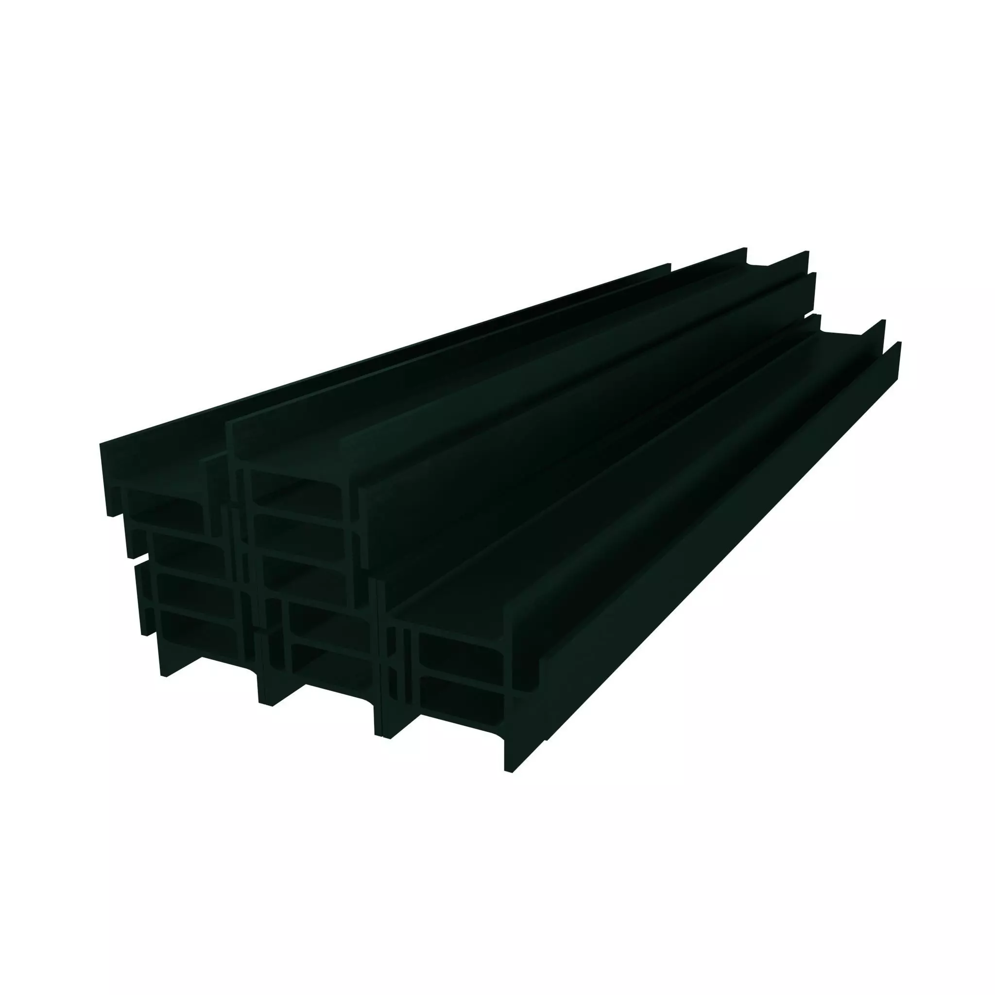 Stacked I Beam v1 004 Low-poly 3D model