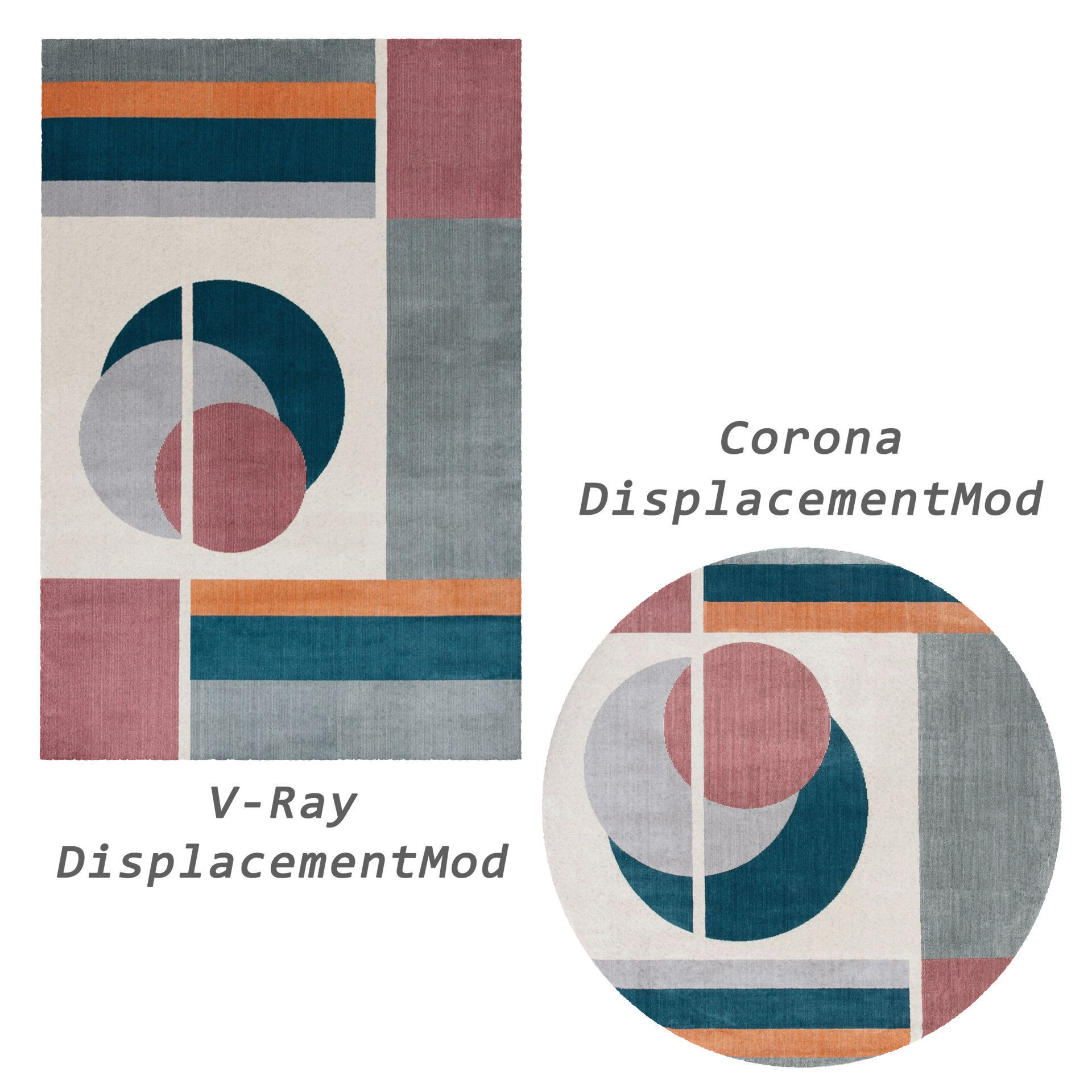 Rugs No 726 Low-poly 3D model_2