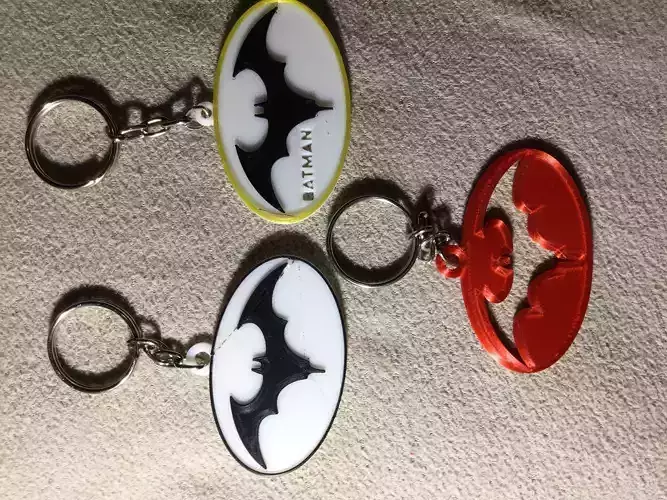 Llaveros Logo Batman 3D print model
