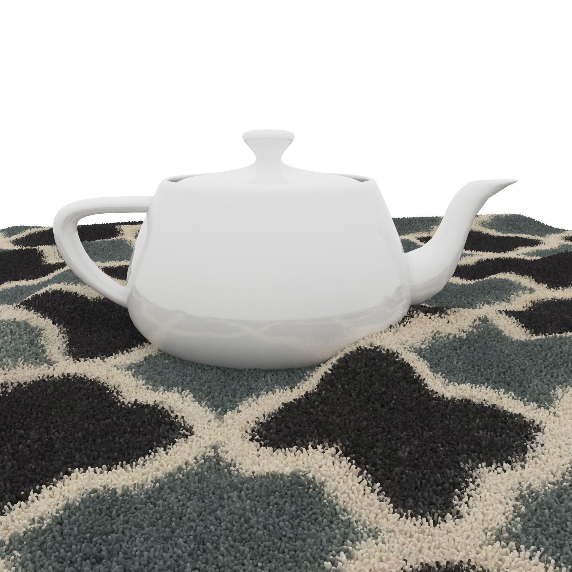 Rugs No 728 Low-poly 3D model_6